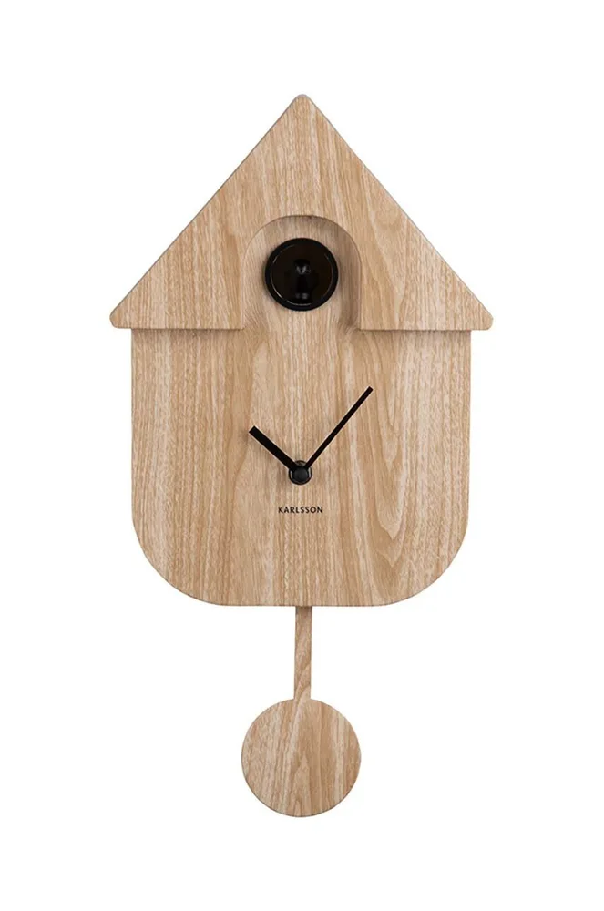 Настенные часы Karlsson z kukulka Modern Cuckoo, пластик, 41 см