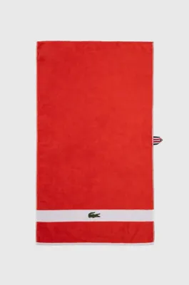 Полотенце для лица Lacoste L Casual Glaieul, хлопок, 56 96 см, красный