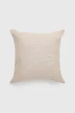 Декоративная наволочка Lacoste na L Lacoste Beige, хлопок, 45 45 см, бежевый — фото 1