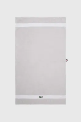 Полотенце банное Lacoste L Casual Argent, хлопок, 90 120 см, бежевый
