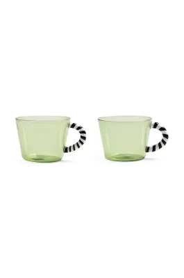 Набор стаканов &K Amsterdam, Glass Duet Green, 2 шт, 300 мл, стекло, зелёный