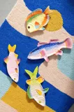 Поднос &K Amsterdam Plate Fish Rainbow, 25,5 17 2 см, разноцветный — фото 4