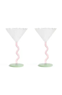 Набор бокалов &K Amsterdam, Coupe Curve Set, 2 шт, 150 мл, стекло, многоцветный