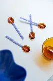 Набор стаканов &K Amsterdam, Duet Amber, 2 шт, 300 мл, стекло, оранжевый — фото 6