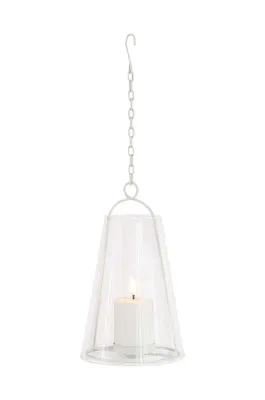 Фонарь для свечи Sirius led Albert, металл, 23 см, белый