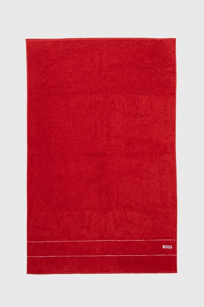 Полотенце банное Boss Plain Red, хлопок, 100 120 см, красный