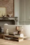 Ваза Ferm Living Verso Table, керамика, 27,5 см, бежевый — фото 6