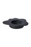 Подсвечник Cozy Living Disree Candle Holder, алюминий, 17 см, чёрный — фото 1