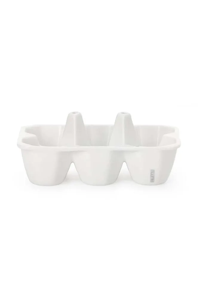 Поднос Seletti jajka Estetico Quotidiano, фарфор, 10 15 6,5 см, белый