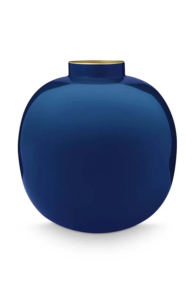Ваза Pip Studio Blue, металл, 23 см