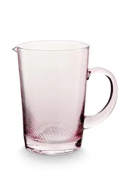 Кувшин Pip Studio, Twisted Lilac, 1450 мл, стекло, розовый