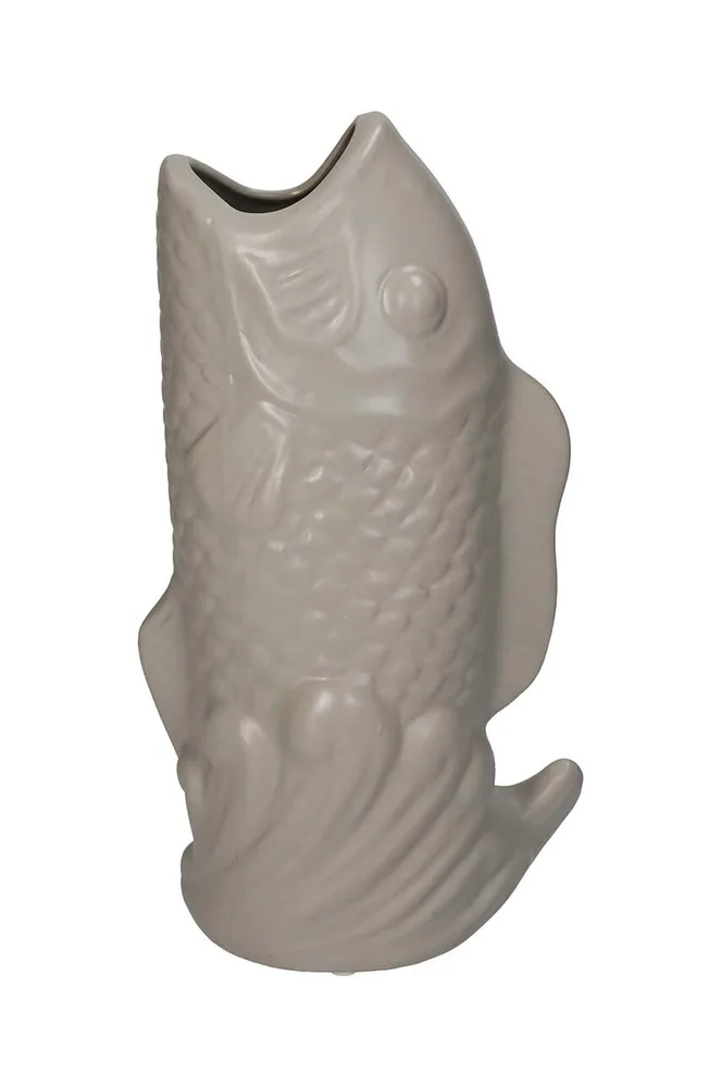 Ваза Inne Fish, 28 см, бежевый