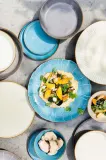 Тарелка глубокая BonBistro ivory Collect, фарфор, 30 см, бежевая — фото 3