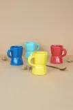 Набор кружек для эспрессо Balvi do espresso Moka, 4 шт, керамика, по 120 мл, разноцветный — фото 3