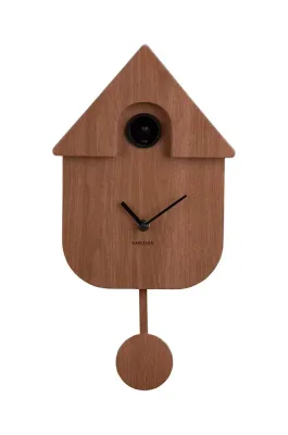 Настенные часы Karlsson z kukulka Modern Cuckoo, дерево, 41 см