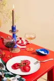 Тарелка обеденная Byon Oyster, керамика, овальная, 3,5 8 см, синяя — фото 3