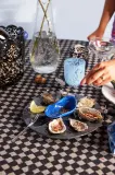 Тарелка обеденная Byon Oyster, керамика, овальная, 3,5 8 см, синяя — фото 4