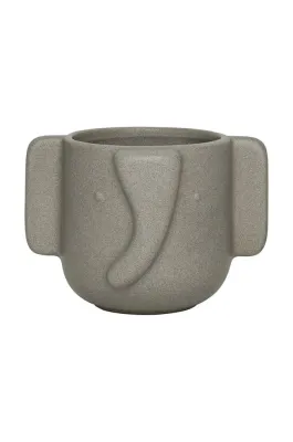 Кашпо OYOY Elephant, керамика, 10 9 см, бежевый