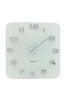 Настенные часы Karlsson Vintage Squared, стекло, 35 см