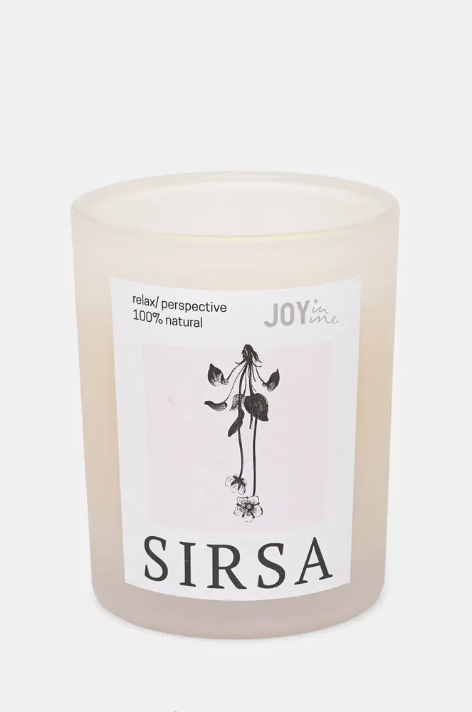 Декоративная свеча Joyinme do praktyki jogi i medytacji Sirsa, соевый воск, белый