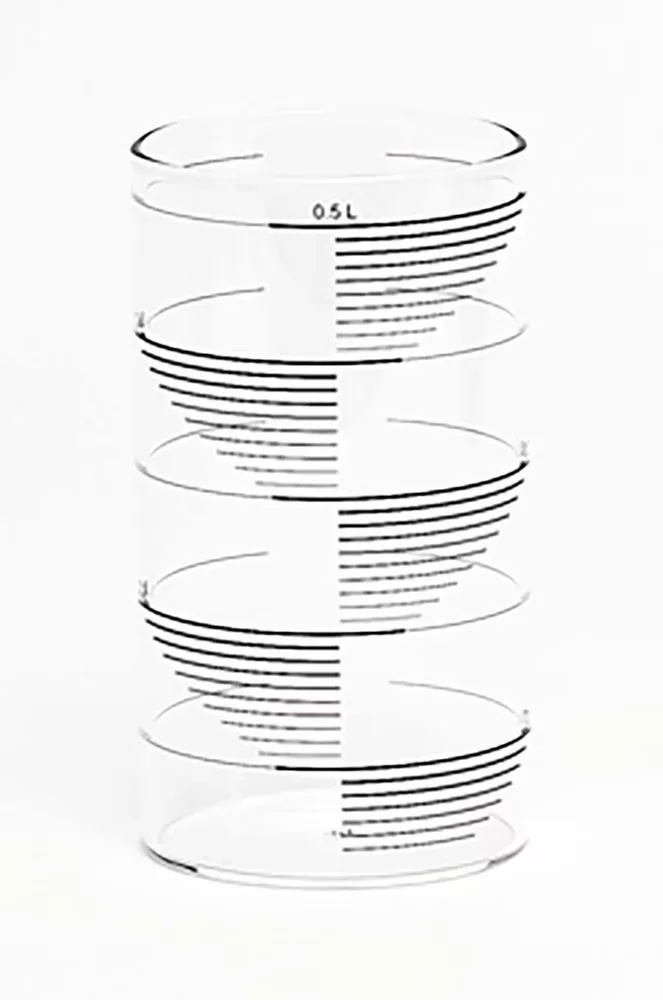 Набор стаканов Tre Product, Rectangle Stripes, 4 шт, 500 мл, боросиликатное стекло