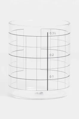 Стакан Tre Product, Double Lines, 300 мл, боросиликатное стекло