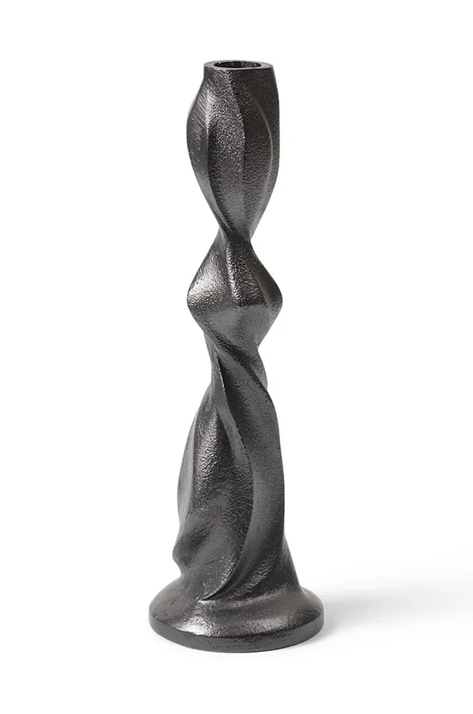 Подсвечник Ferm Living Gale, алюминий, 25,5 см, чёрный