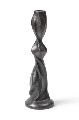 Подсвечник Ferm Living Gale, алюминий, 25,5 см, чёрный