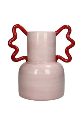 Ваза Inne home & lifestyle, 22 см, розовый