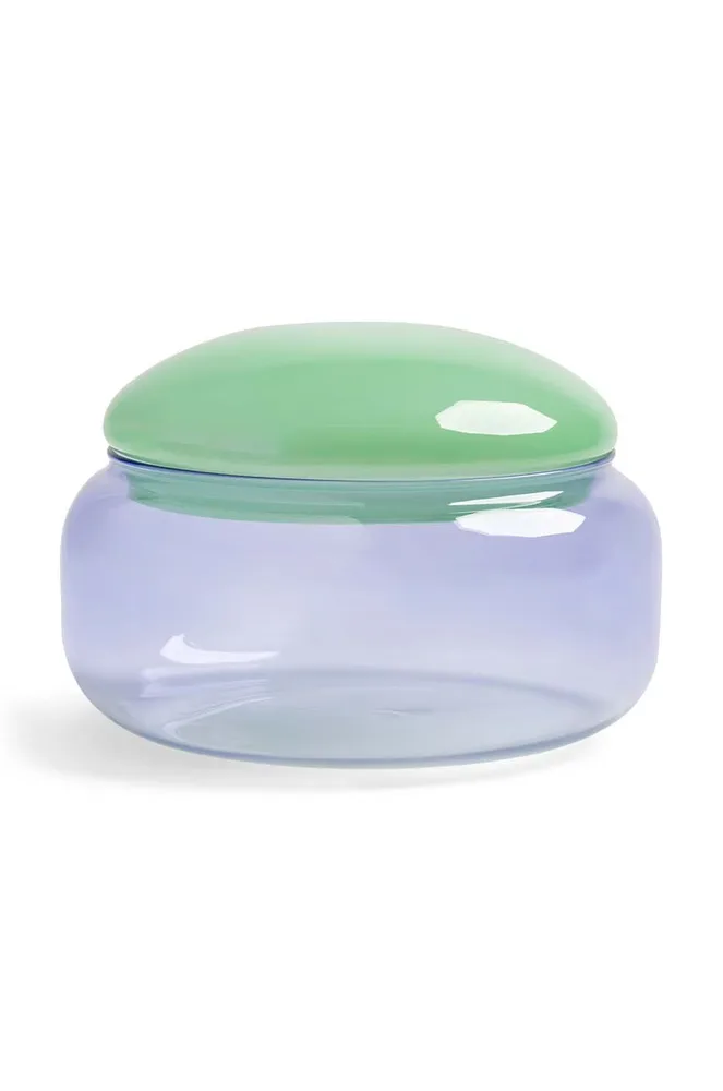 Контейнер для хранения продуктов &K Amsterdam puffy lilac, стекло, фиолетовый