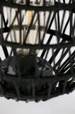 Фонарь для свечи Bizzotto solarna Nikhita, сталь, 29 см, чёрный — фото 3