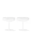 Набор бокалов Ferm Living, Ripple Champagne Saucers, 2 шт, 150 мл, стекло, белый — фото 1