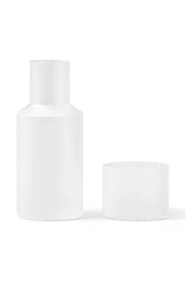 Кувшин Ferm Living, szklanka Ripple Small Carafe Set /., 500 мл, стекло, белый