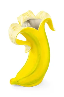 Ваза Donkey Banana Romance, керамика, 22 см, жёлтый