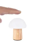 Настольная лампа Gingko Design bezprzewodowa Super Mini Alice Mushroom, дерево, LED, выс. 7,3 см — фото 2