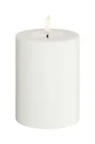 Декоративная свеча Deluxe Homeart led 7,5 x, воск, бежевый — фото 1
