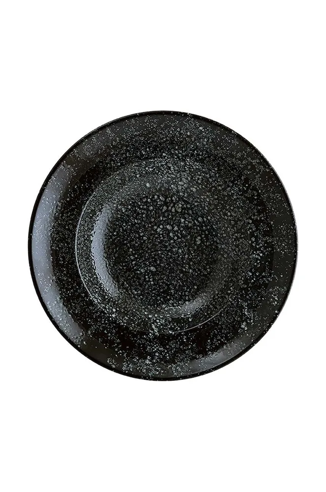 Набор глубоких тарелок Bonna Cosmos Black Gourmet, 6 шт, фарфор, 24 см