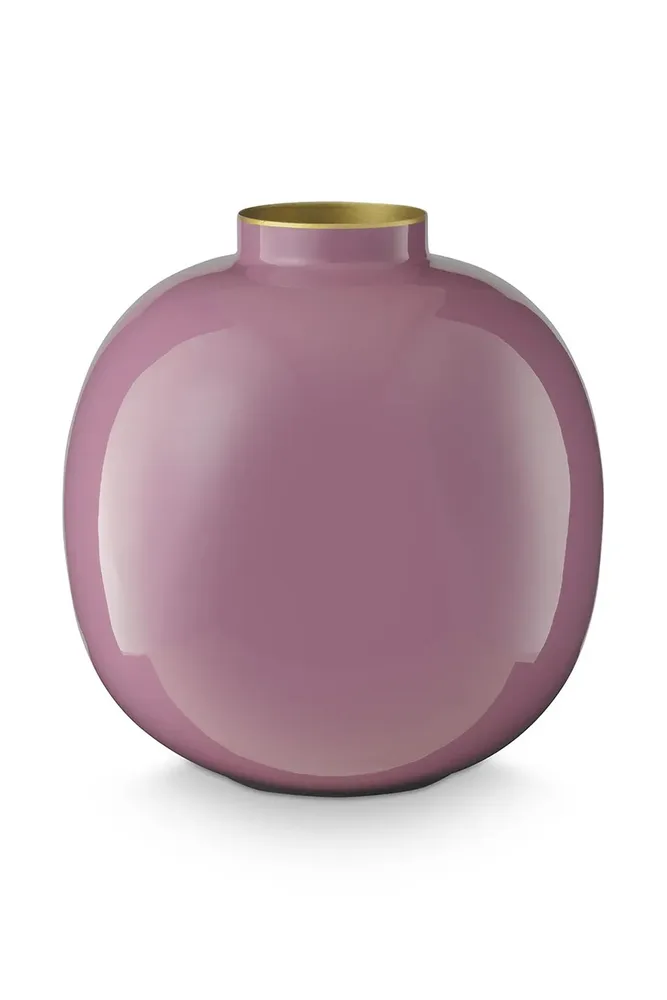 Ваза Pip Studio Lilac, металл, 23 см
