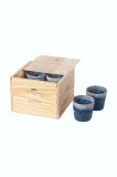 Набор кружек для эспрессо Costa Nova Grespresso Gift box, 8 шт, каменная керамика, по 210 мл, синий — фото 1