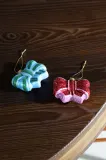 Ёлочное украшение &K Amsterdam Ornament Ribbon Blue, 8 см — фото 2
