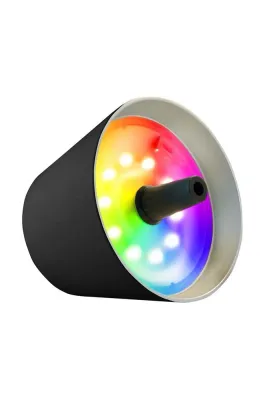 Настольная лампа Sompex bezprzewodowa TOP 2.0, текстиль, LED, выс. 11 см, белый