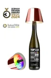 Настольная лампа Sompex bezprzewodowa Top 2.0, текстиль, LED, выс. 12,5 см, белый — фото 3