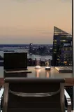 Настольная лампа Sompex bezprzewodowa Pulse, текстиль, LED, выс. 8 см — фото 3