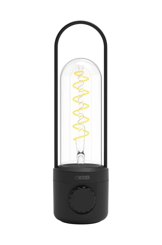 Настольная лампа Sompex bezprzewodowa Coil, текстиль, LED, выс. 8 см
