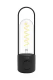 Настольная лампа Sompex bezprzewodowa Coil, текстиль, LED, выс. 8 см — фото 1