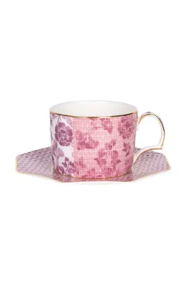 Чашка с блюдцем Palais Royal Tea Delight, фарфор, 190 мл, разноцветный