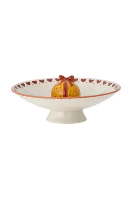 Новогоднее украшение Bloomingville misa Jolly Pedestal Bowl, нержавеющая сталь, 11,5 см