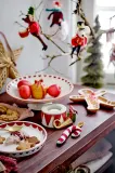 Новогоднее украшение Bloomingville misa Jolly Pedestal Bowl, нержавеющая сталь, 11,5 см — фото 2