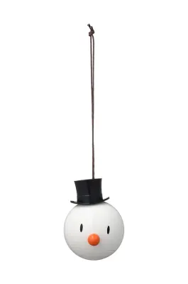 Новогоднее украшение Hoptimist Snowman Ornament, 6 см