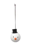 Новогоднее украшение Hoptimist Snowman Ornament, 6 см — фото 1